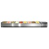 Afinox Display case including open construction for 12x 1/3 GN containers