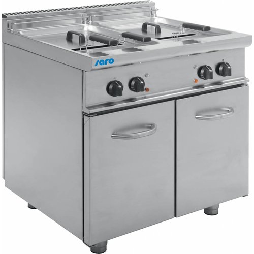  Saro Doppelte Profi-Fritteuse 2 x 13 Liter | 400 V 