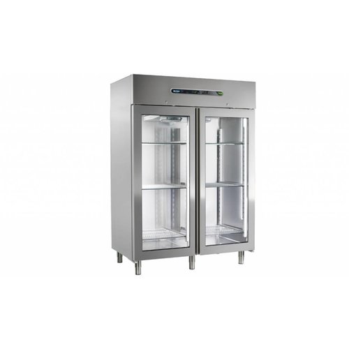  Afinox Commercial refrigerator | MEKANO 1400 TN 2PV | R404A 