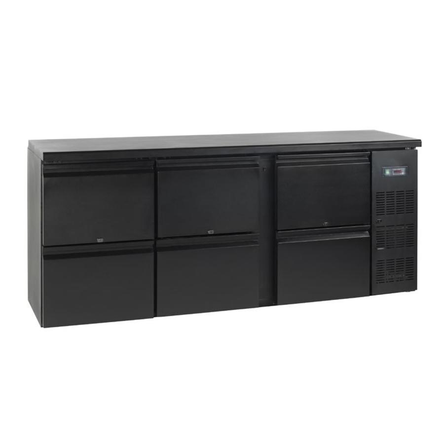 Bar counter with 6 drawers - LUXE SERIES