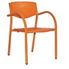 HorecaTraders Terrassenstuhl orange (8 Stück)