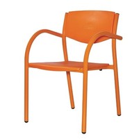 patio chair orange (8 pieces)