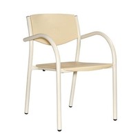 Terrassenstuhl beige (8 Stück)