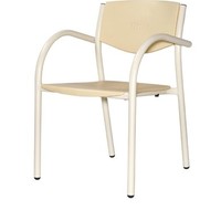Terrassenstuhl beige (8 Stück)