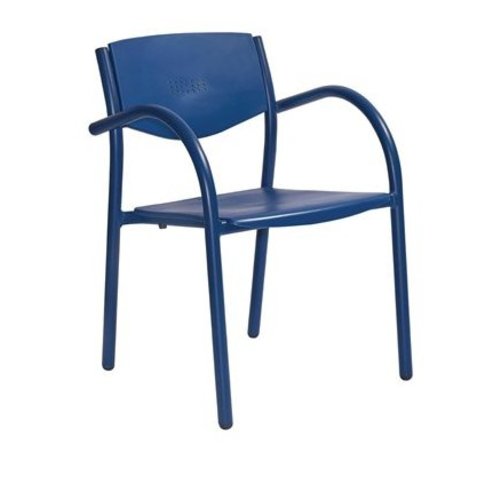  HorecaTraders patio chair blue (8 pieces) 