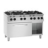 Bartscher Cuisinière à gaz avec four électrique | 6 brûleurs