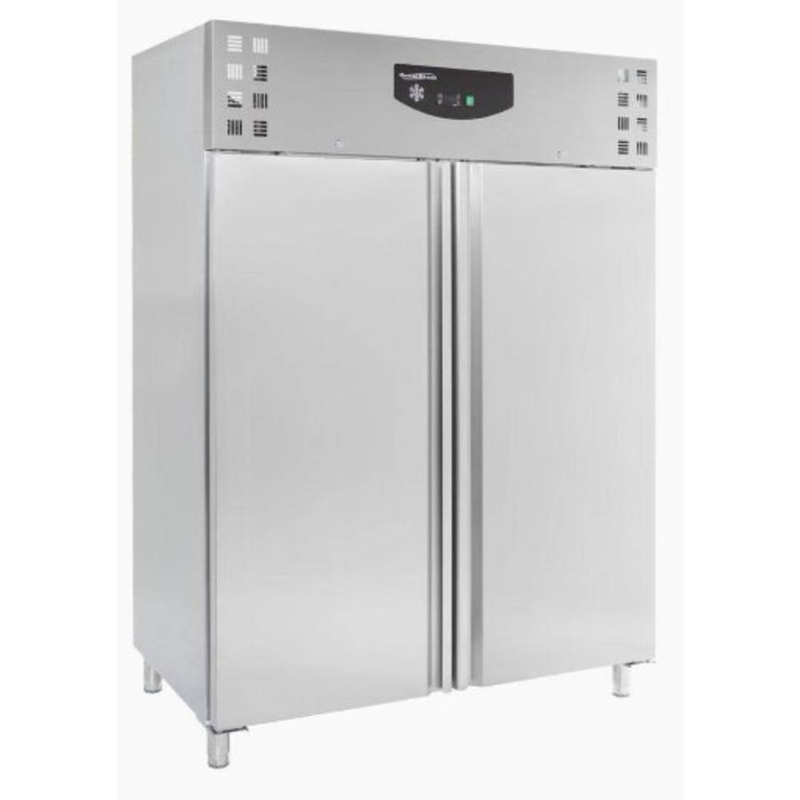 Horeca Fridge | Stainless steel | 2 Doors 1410 liters