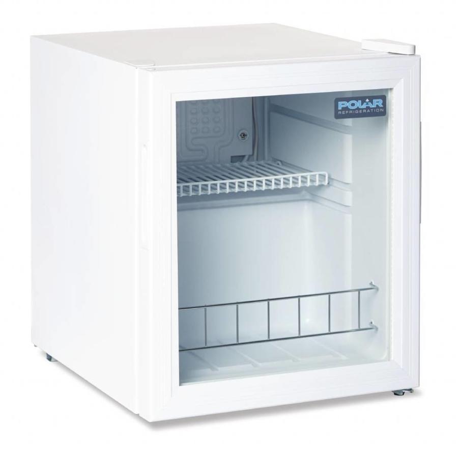 Premium-Minikühlschrank | Weiß | Doppelverglasung | 46 Liter