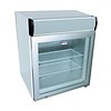 HorecaTraders Tabletop Freezer with Glass Door | 55 liters