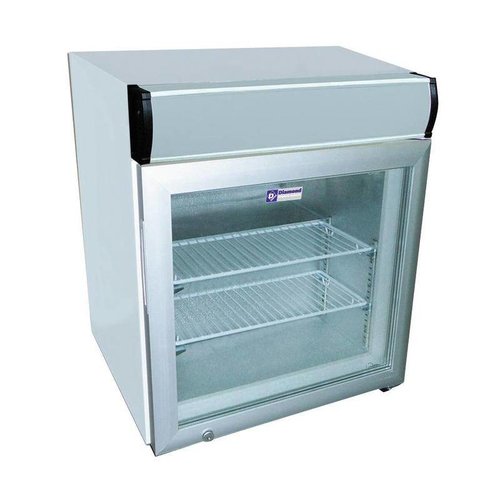  HorecaTraders Table Model Freezer with Glass Door | 55 Liters 
