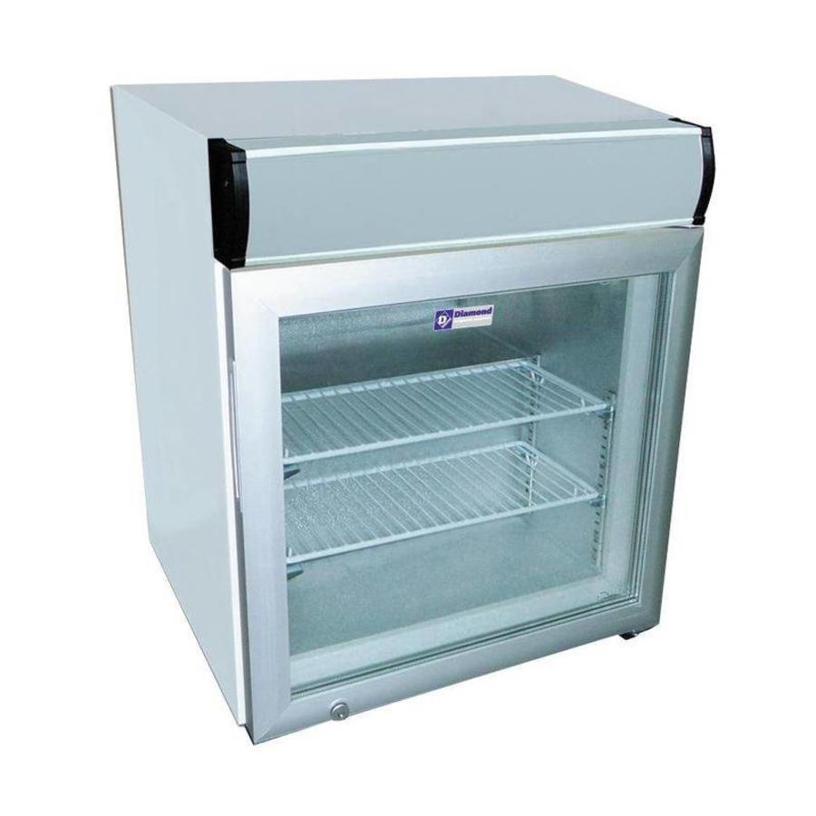 Tischmodell-Gefrierschrank mit Glastür | 55 Liter