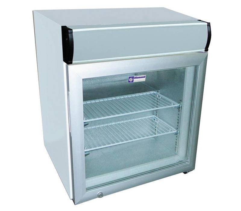 Buy Tabletop Freezer With Glass Door 55 Liters Online Horecatraders