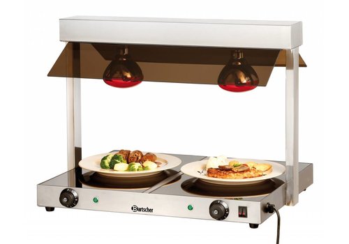  Bartscher Pont thermique infrarouge | 2 lampes chauffantes 