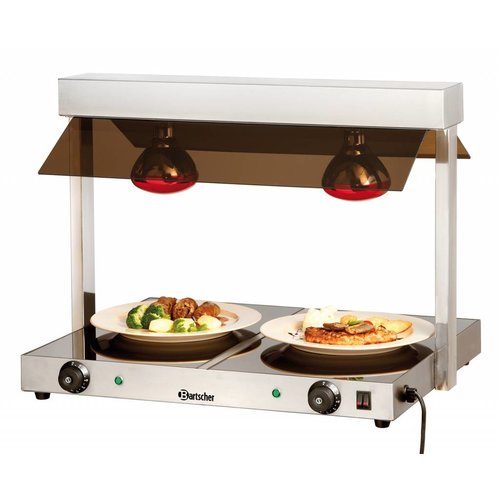  Bartscher Pont thermique infrarouge | 2 lampes chauffantes 