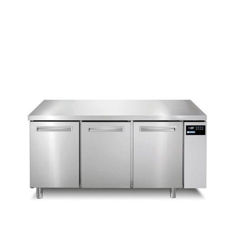  Afinox Spring Refrigerated Workbench Stainless Steel 3 Doors | 164x70x90 CM 