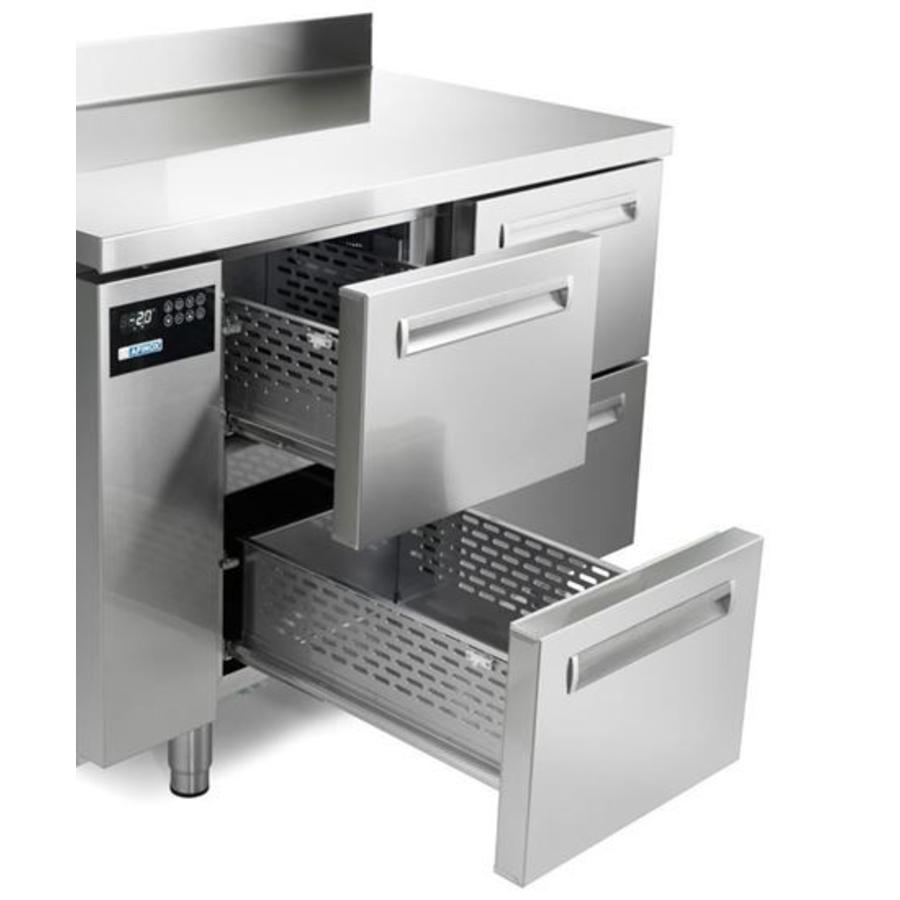 Spring Refrigerated Workbench Stainless Steel 3 Doors | 164x70x90 CM