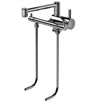 Bar fixture with 1 lever for 2 trays
