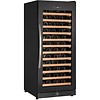 Combisteel Cave à vin noire avec porte vitrée 122 bouteilles