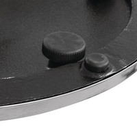 Base de table chromée - hauteur 43 cm