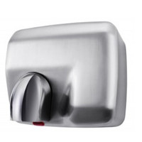 Hand dryer silver 42°C