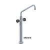 HorecaTraders Grue à colonne | Bec pivotant de 29 cm | 2 boutons