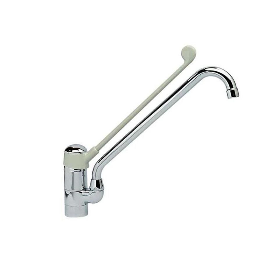 Robinet coudé | Bec pivotant de 26 cm | Contrôle du coude