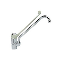 Robinet coudé | Bec pivotant de 35 cm | Contrôle du coude