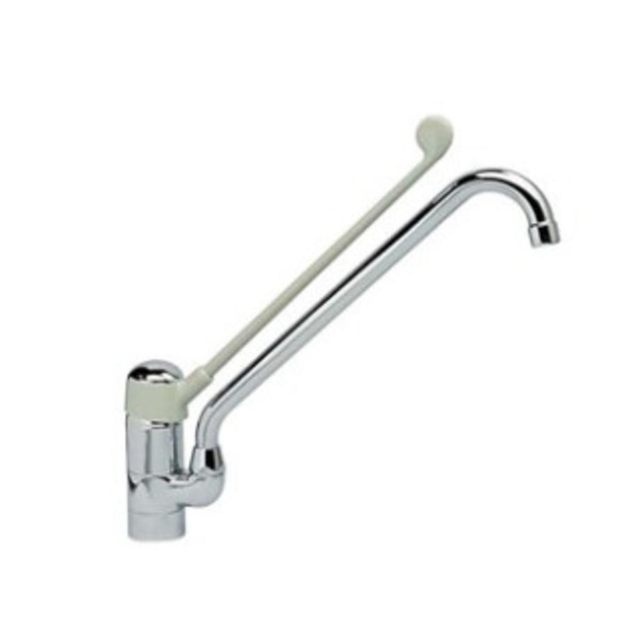 Robinet coudé | Bec pivotant de 35 cm | Contrôle du coude