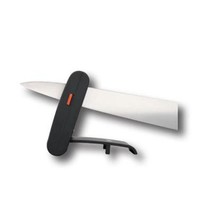 Manual plastic knife sharpener