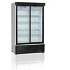 HorecaTraders Flaschenkühler 2-türig | Glas | 895 Liter