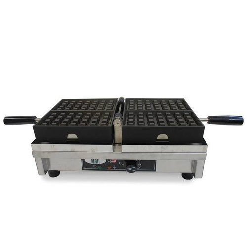  HorecaTraders Single waffle iron | 4x7 Liège waffles | 440x260x150 mm 