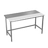Combisteel Table de travail en acier inoxydable avec plateau de coupe | 7 formats