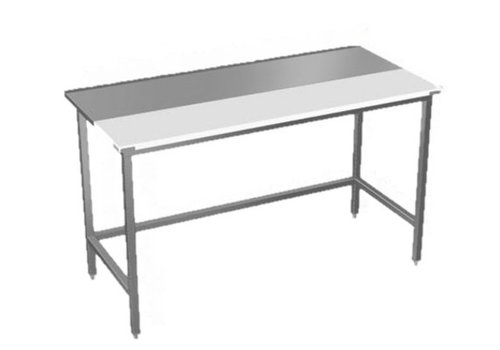  Combisteel Stainless steel work table with cutting blade | 7 Formats 