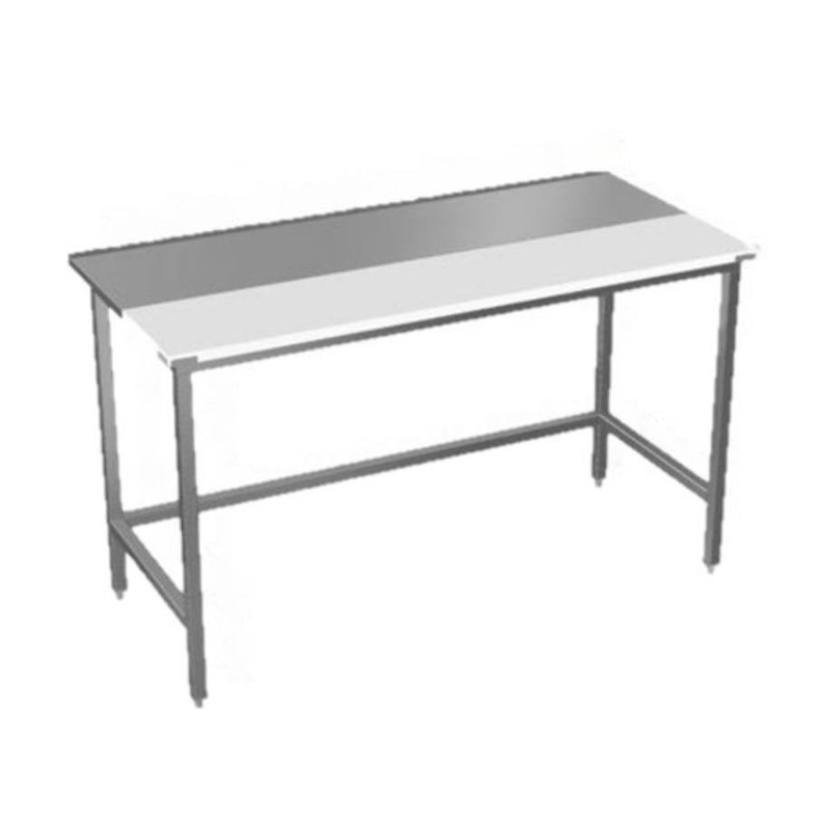Table de travail en acier inoxydable avec plateau de coupe | 7 formats