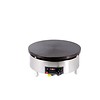Krampouz Plaque de cuisson à crêpes ronde au gaz | Pour usage intensif | 6000W