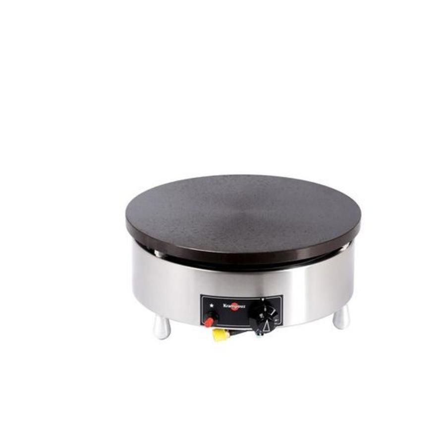 Plaque de cuisson à crêpes ronde au gaz | Pour usage intensif | 6000W