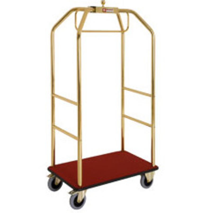 Suitcase trolley with 2 wheels and brakes