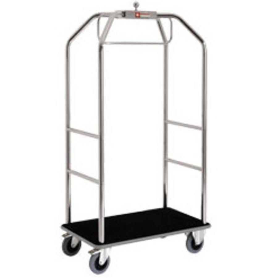 Suitcase trolley with 2 wheels and brakes