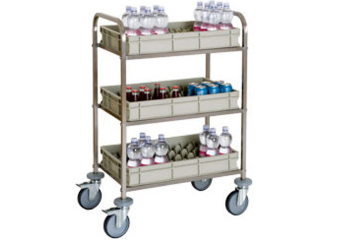  HorecaTraders Chariot de service de boissons gazeuses 
