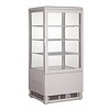 Combisteel Vitrine réfrigérée blanche | 68L