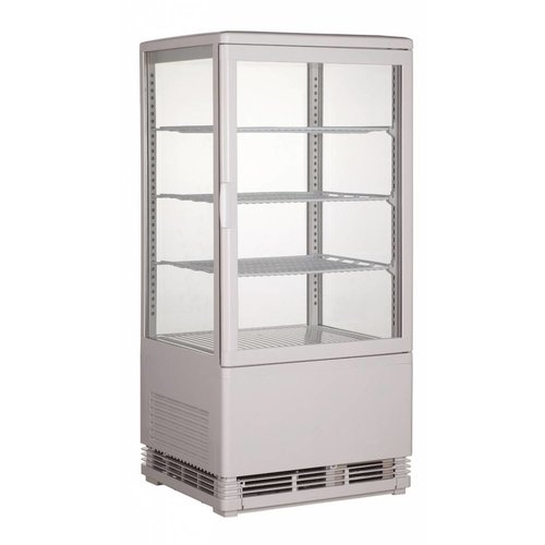  Combisteel Kühlvitrine weiß | 68L 