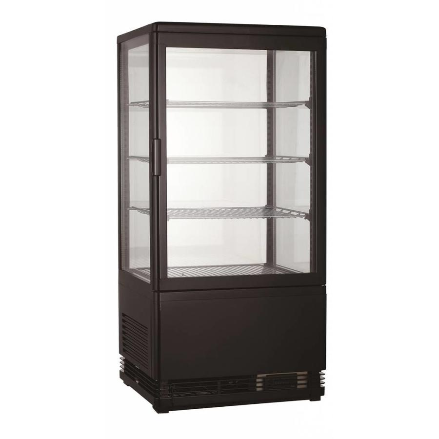 Vitrine réfrigérée noire | 68L