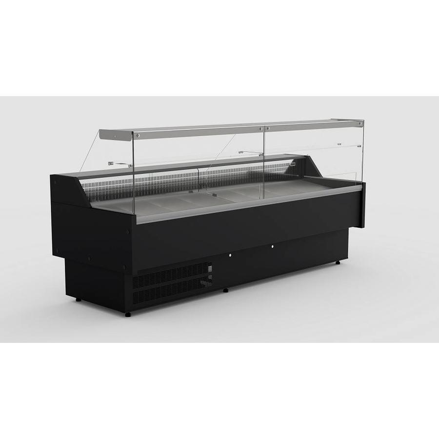 Vitrine réfrigérée noire | Oscar 1.5 | 150x81,5x(h)123 cm