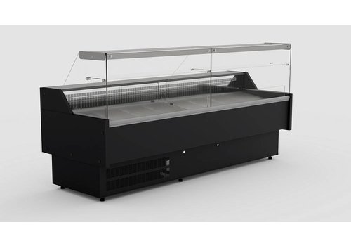  Combisteel Refrigerated counter Black | Oscar 2.5 | 249x82.5x (h) 23 cm 