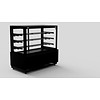 Combisteel Kühlvitrine schwarz | Nero 1.4 | 143,7 x 80 x (h) 140 cm