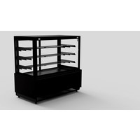 Refrigerated display case Black | Nero 1.4 | 143.7x80x(h)140 cm