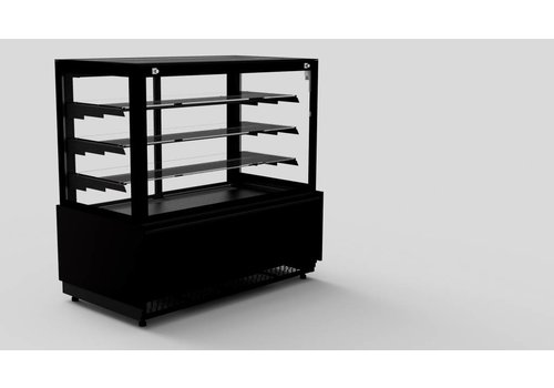  Combisteel Refrigerated Display Black | Nero 1.4 | 143.7x80x (h) 140 cm 