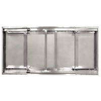 Table de travail pliante en acier inoxydable | 2 formats