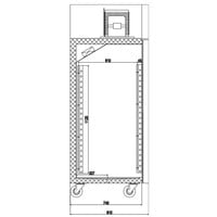 Refroidissement 2 portes | Blanc | 1200 litres