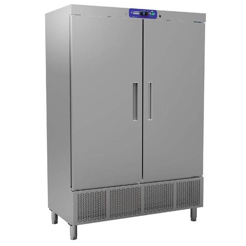  HorecaTraders Professional Refrigerator | Stainless Steel | 2 Doors | 1100 liters 